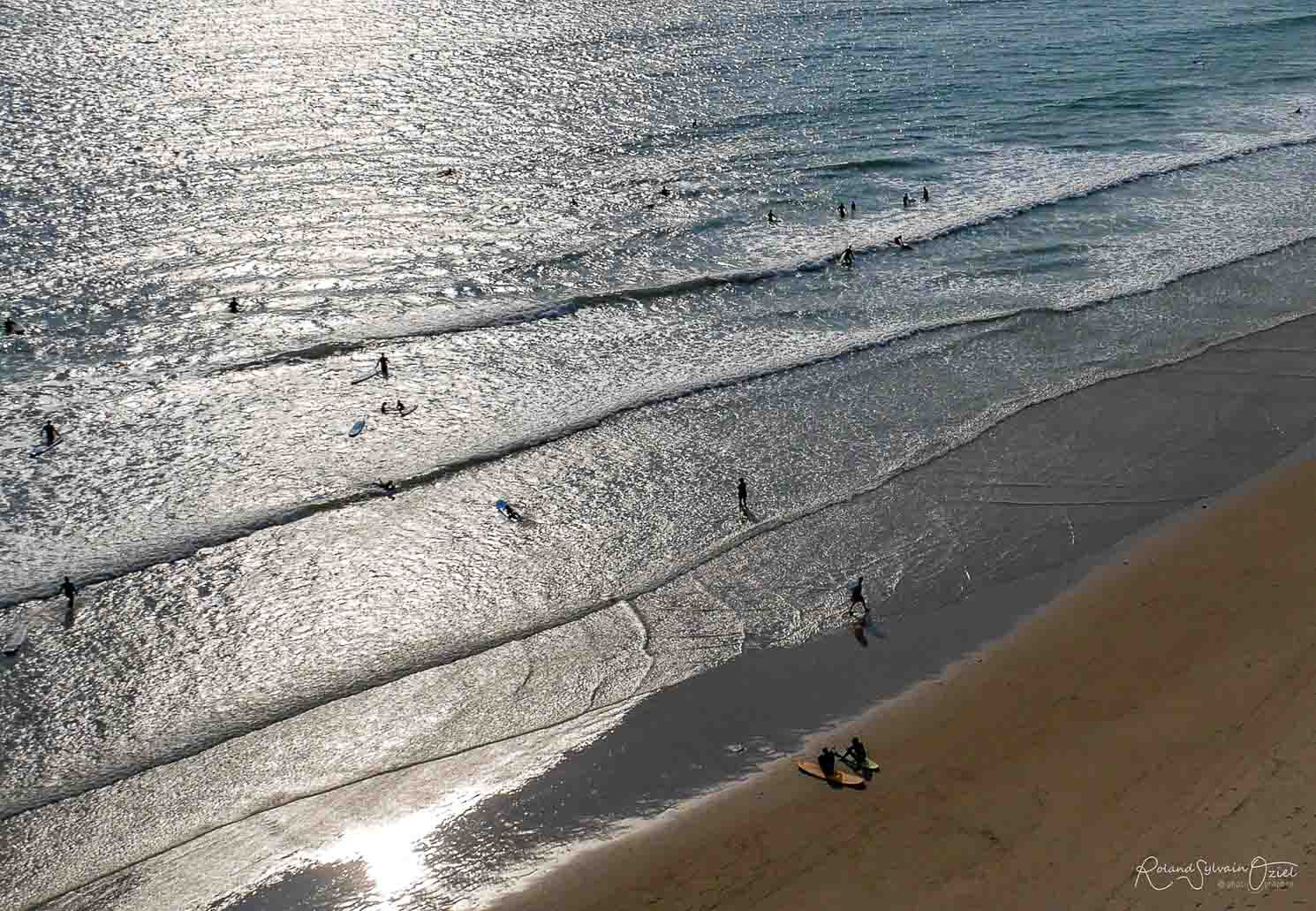 Saint Gilles Croix de Vie Grande Plage surfeurs