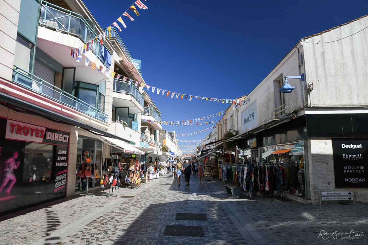 Rue piétonne de saint Gilles Croix de Vie