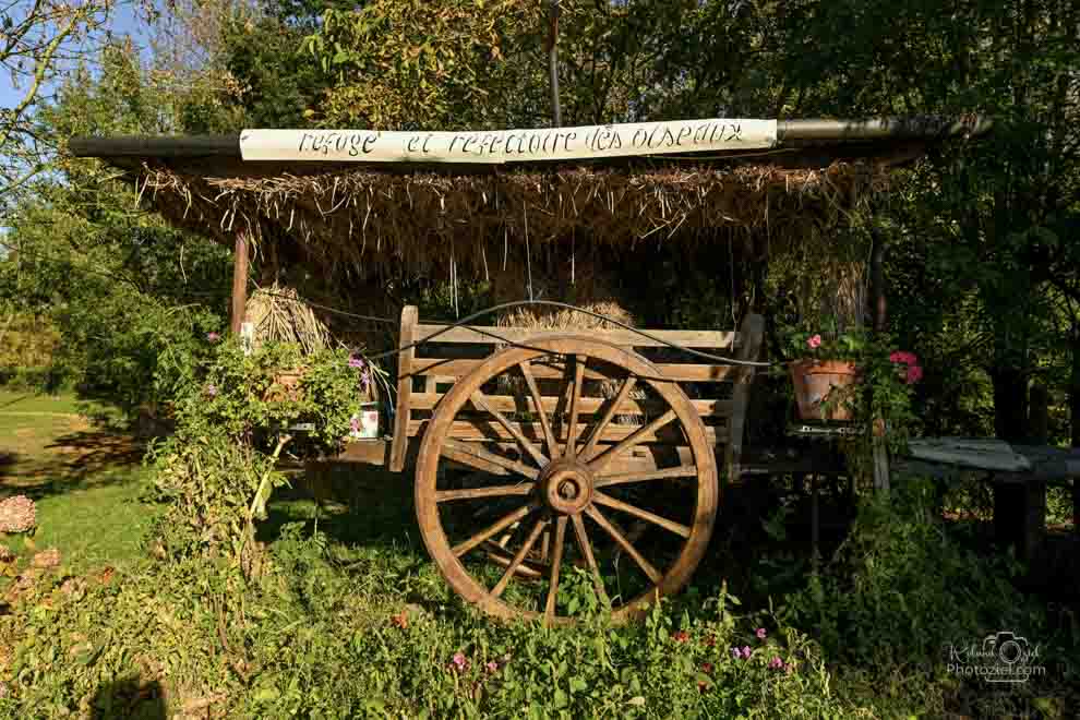 Gite avec abris pour les oiseaux